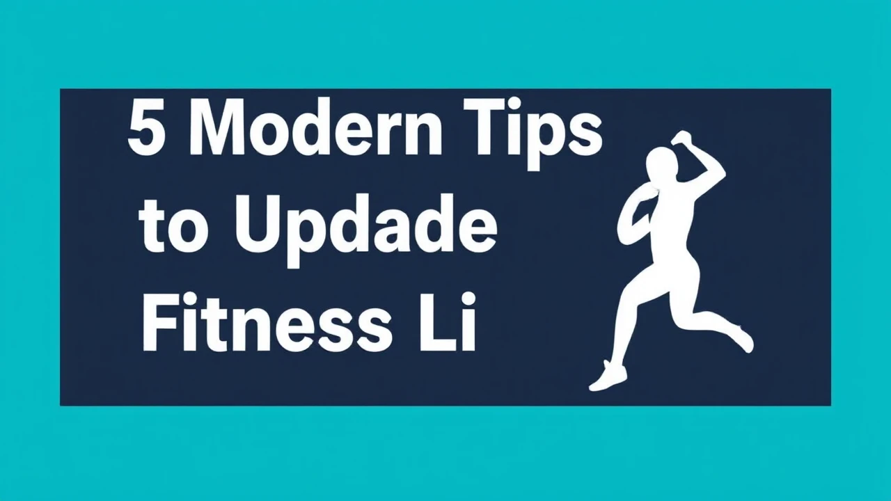 5 Modern Tips to Upgrade Your Fitness Lifestyle