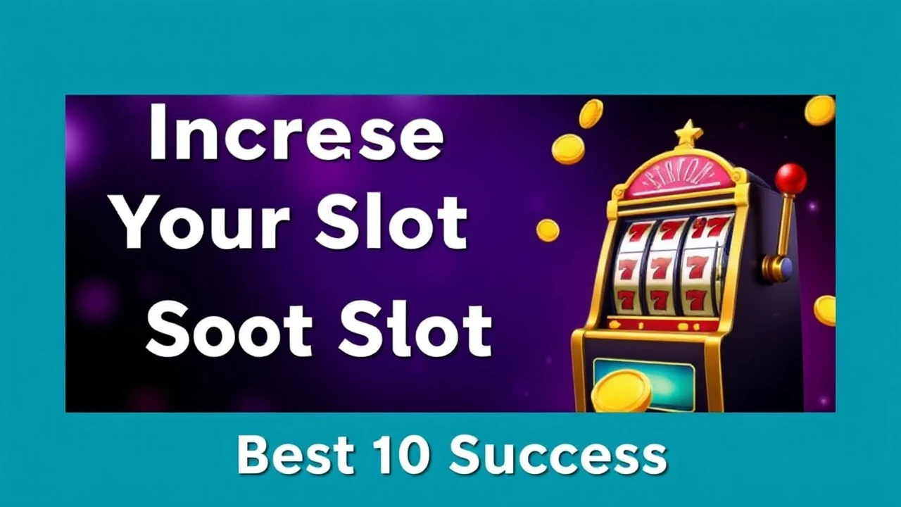 Increase Your Slot Wins: Best 10 Success