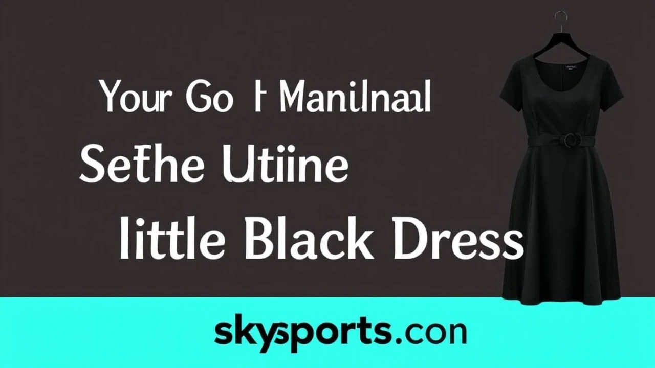 Your Go-To Manual of Selecting the Ultimate Little Black Dress