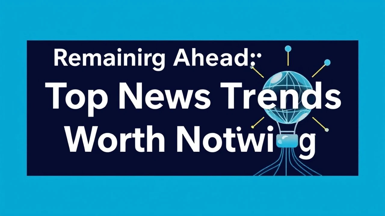 Remaining Ahead: Top News Trends Worth Noting
