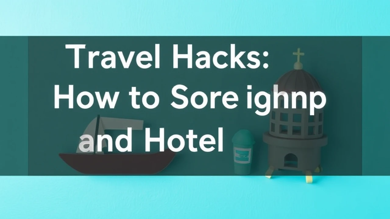 Travel Hacks: How to Score Cheap Flights and Hotel Deals