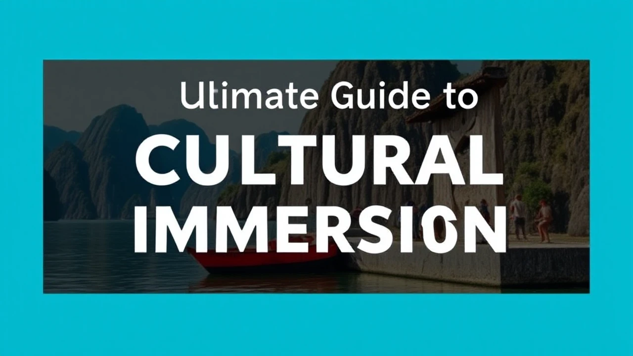 The Ultimate Guide to Cultural Immersion: Embracing Local Traditions While Traveling