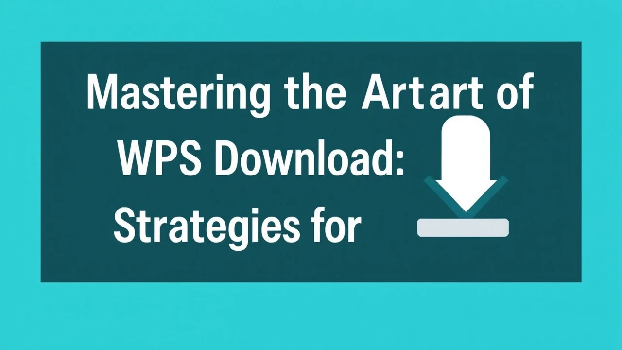 Mastering the Art of WPS Download: Key Strategies for Success