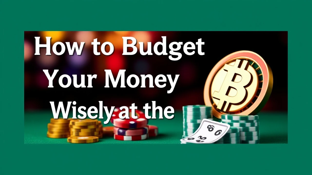 How to Budget Your Money Wisely at the Casino