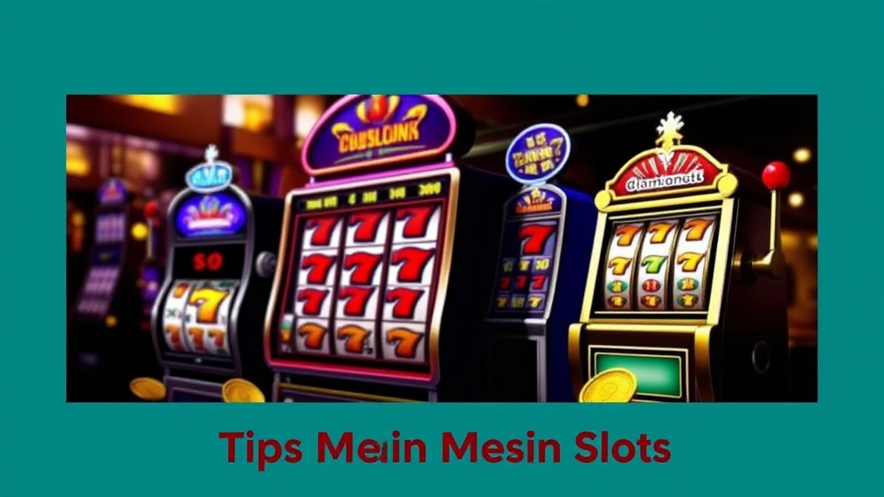 Tips Menang Besar Bermain Mesin Slot