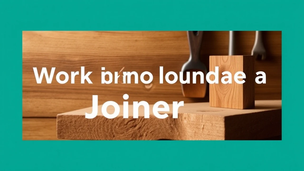 Methods to Work together alongside a Joiner: Best Techniques