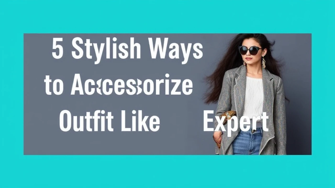 5 Stylish Ways to Accessorize Your Outfit Like an Expert