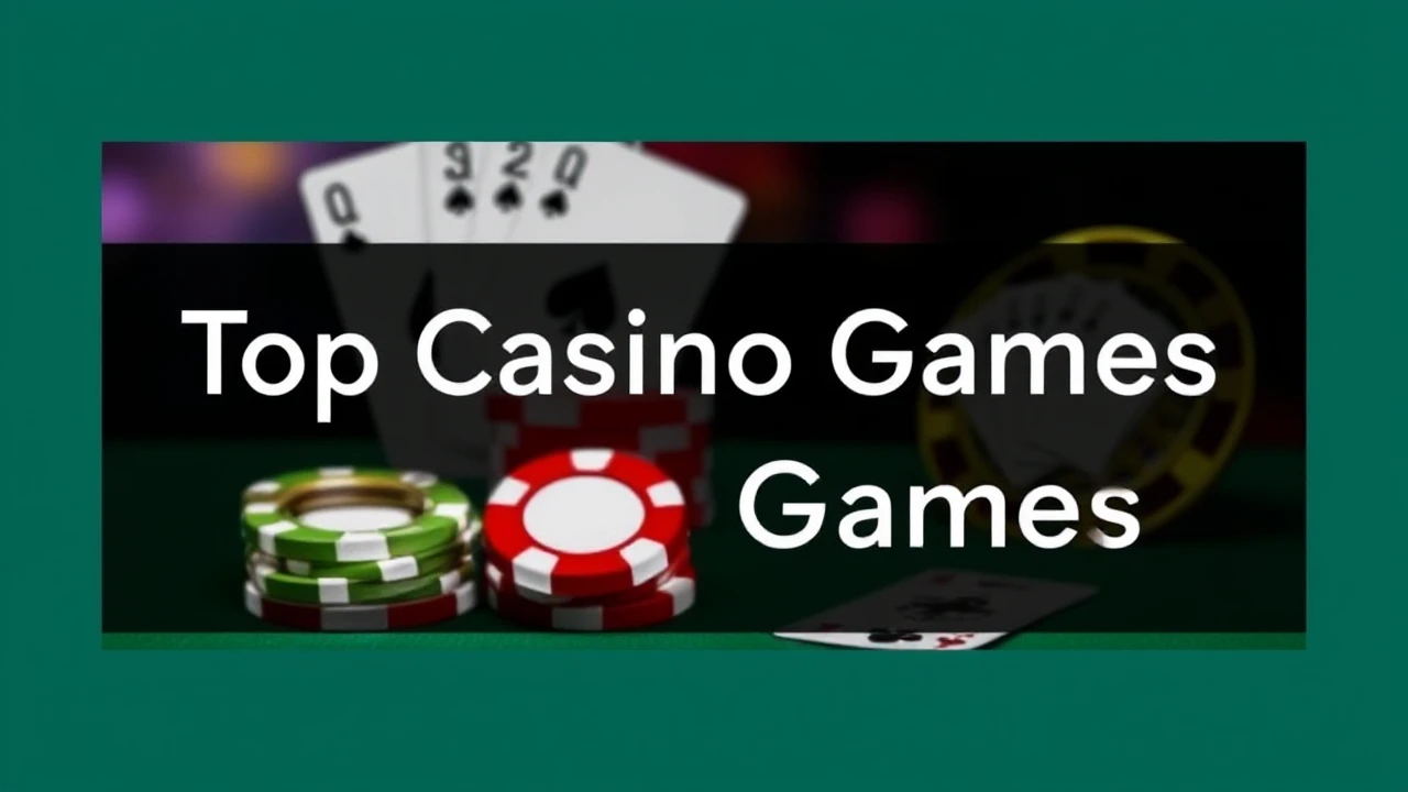 Your Complete Handbook to Top Casino Games for Beginners