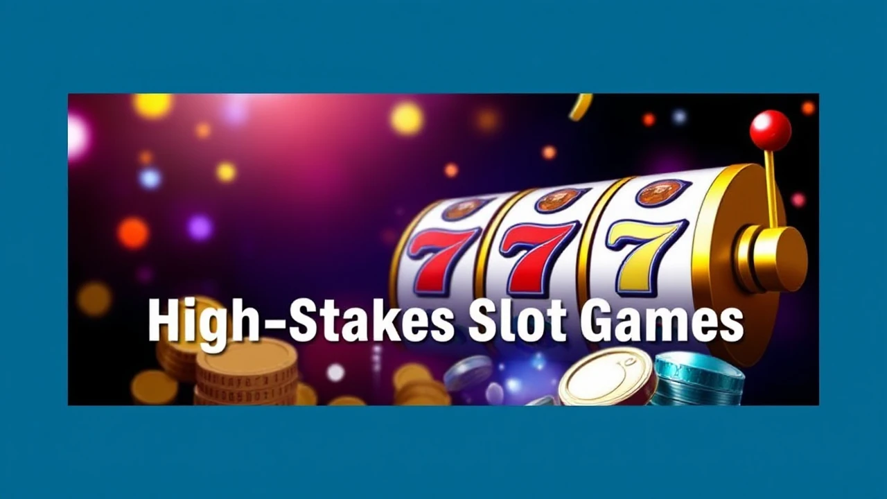 Embracing the Thrill of High-Stakes Slot Games