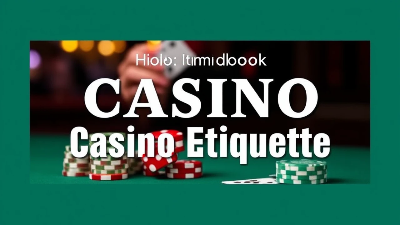 Your Go-To Handbook for Casino Etiquette