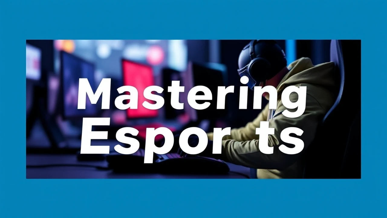 Mastering Esports: A Beginner's Guide to High-Level Gaming