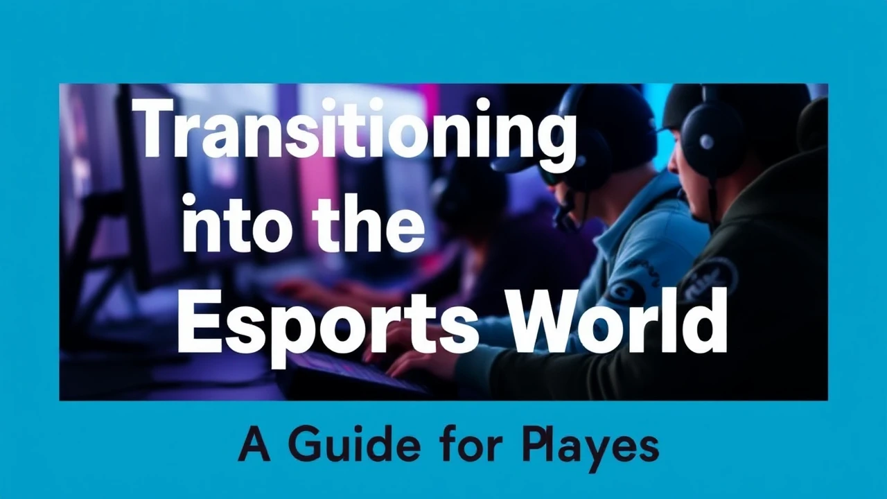Transitioning into the Esports World: A Guide for Players