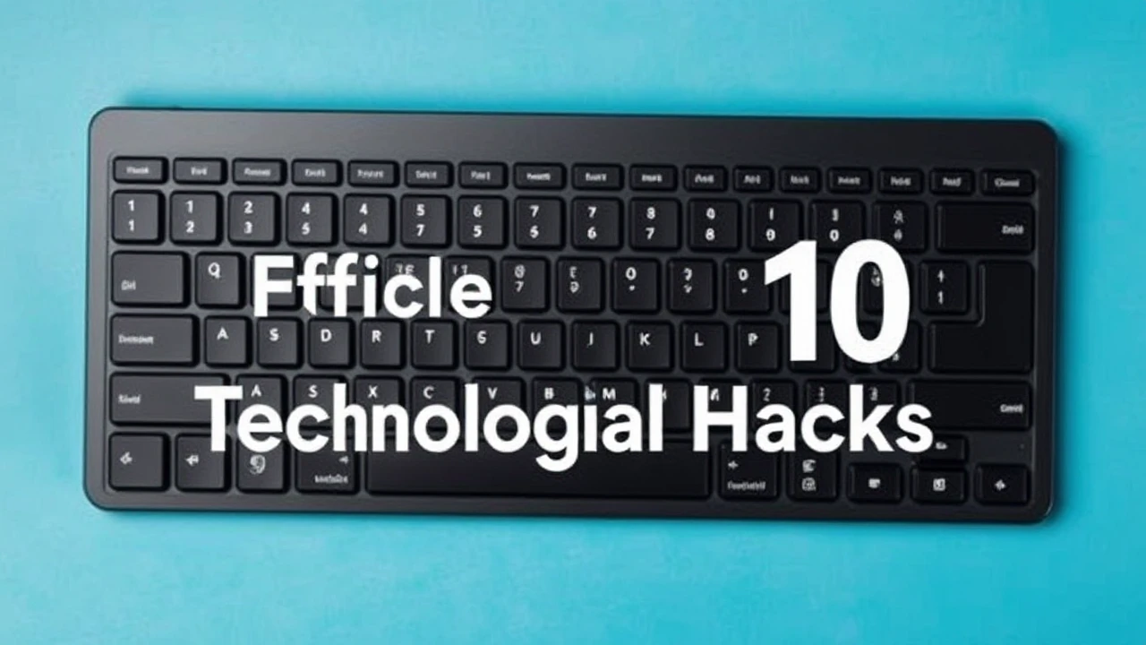 Enhance Your Efficiency with These 10 Technological Hacks