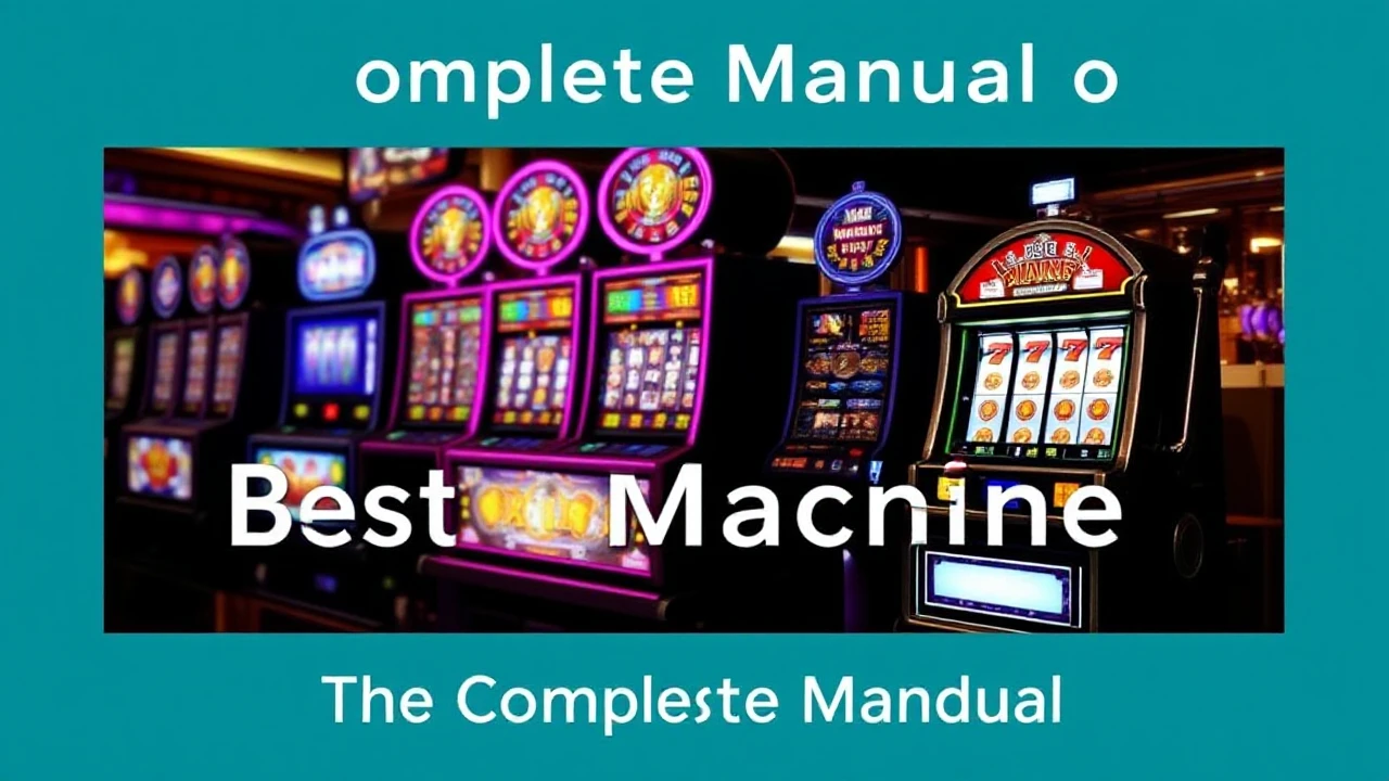 The Complete Manual on Picking the Best Casino Slot Machine