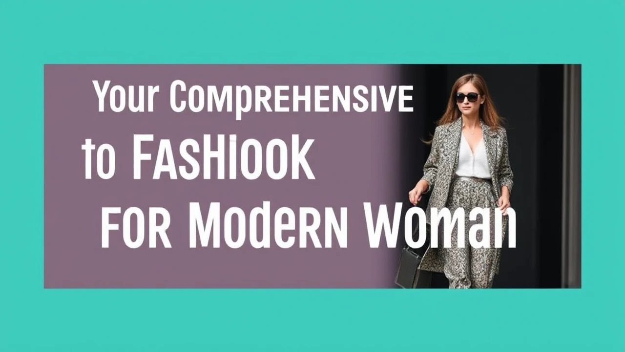 Your Comprehensive Handbook to Fashion Trends for the Modern Woman