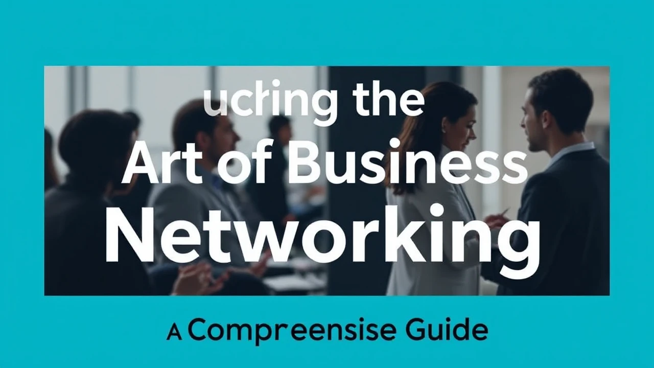 Unlocking the Art of Business Networking: A Comprehensive Guide