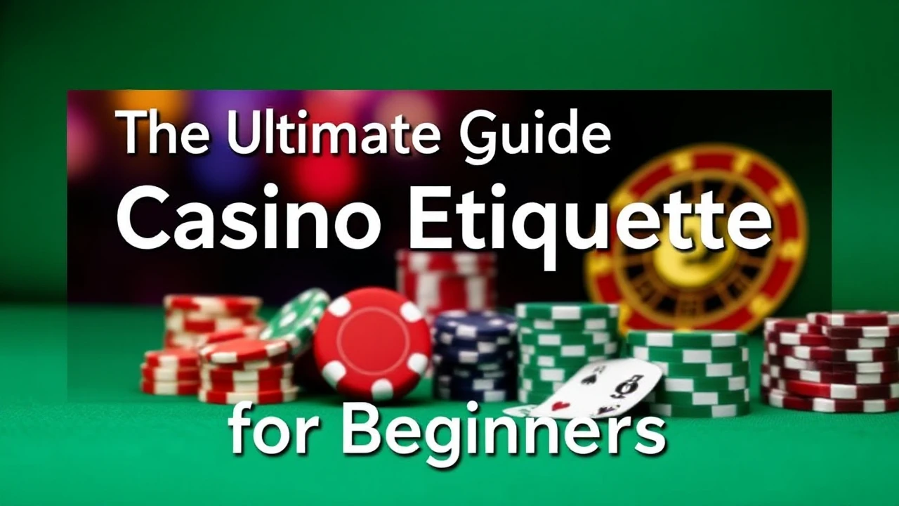 The Ultimate Guide to Casino Etiquette for Beginners: Advice and Guidelines for Newbies