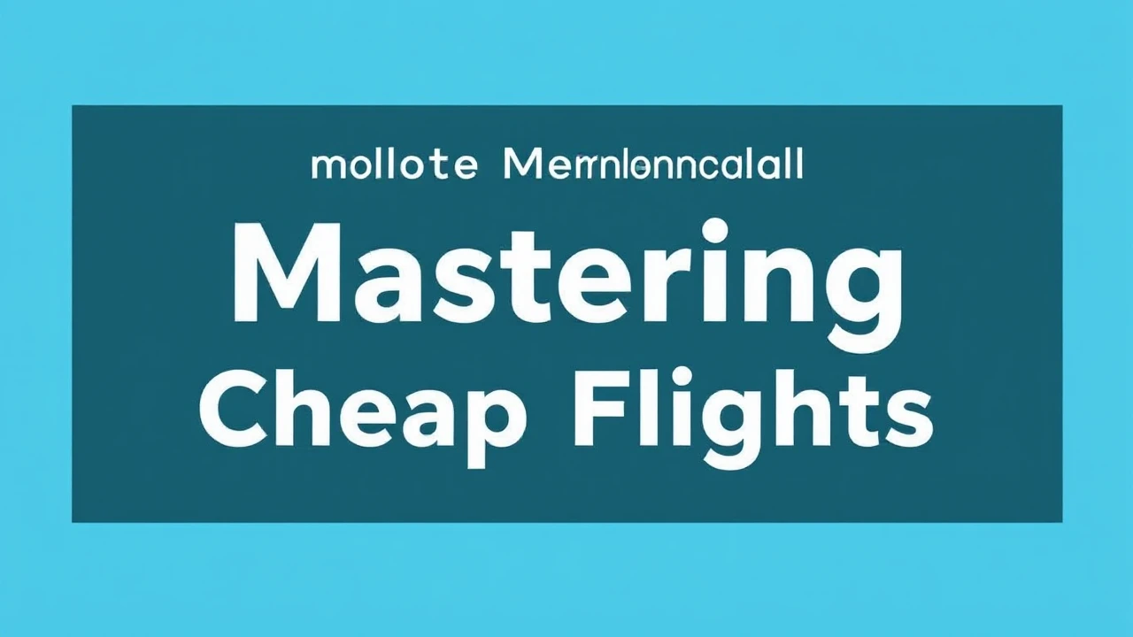 Complete Manual on Scoring Deals: Mastering Cheap Flights