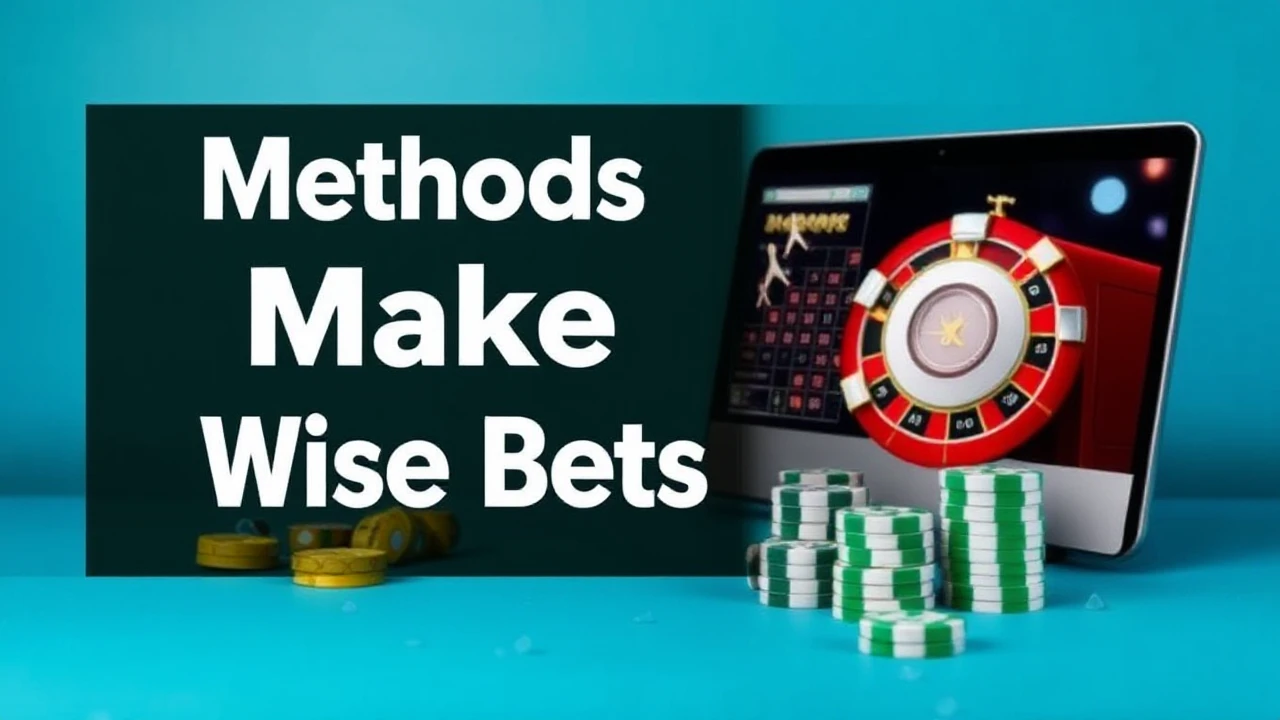 Methods to Make Wise Bets Online