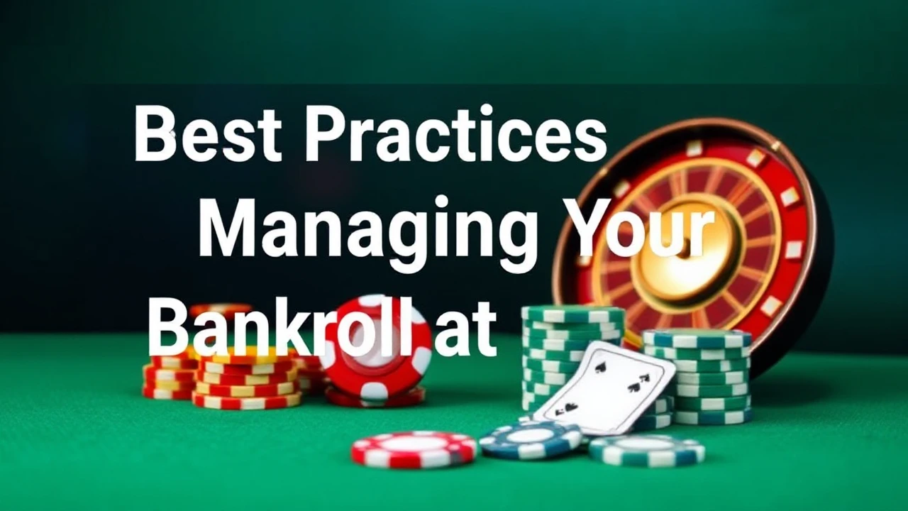 Best Practices for Managing Your Bankroll at the Casino