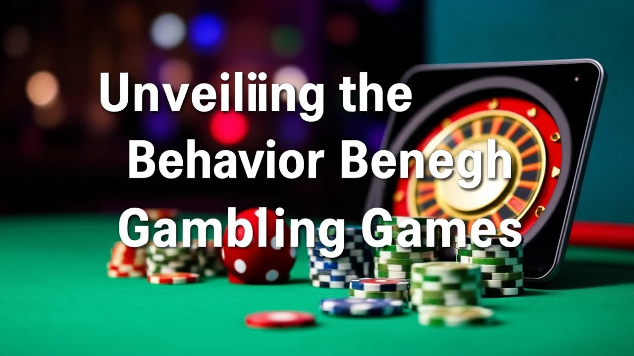 Unveiling the Behavior Beneath Gambling Games