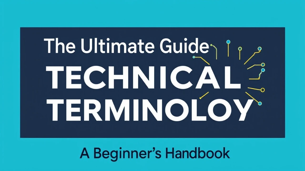 The Ultimate Guide Technical Terminology: A Beginner's Handbook