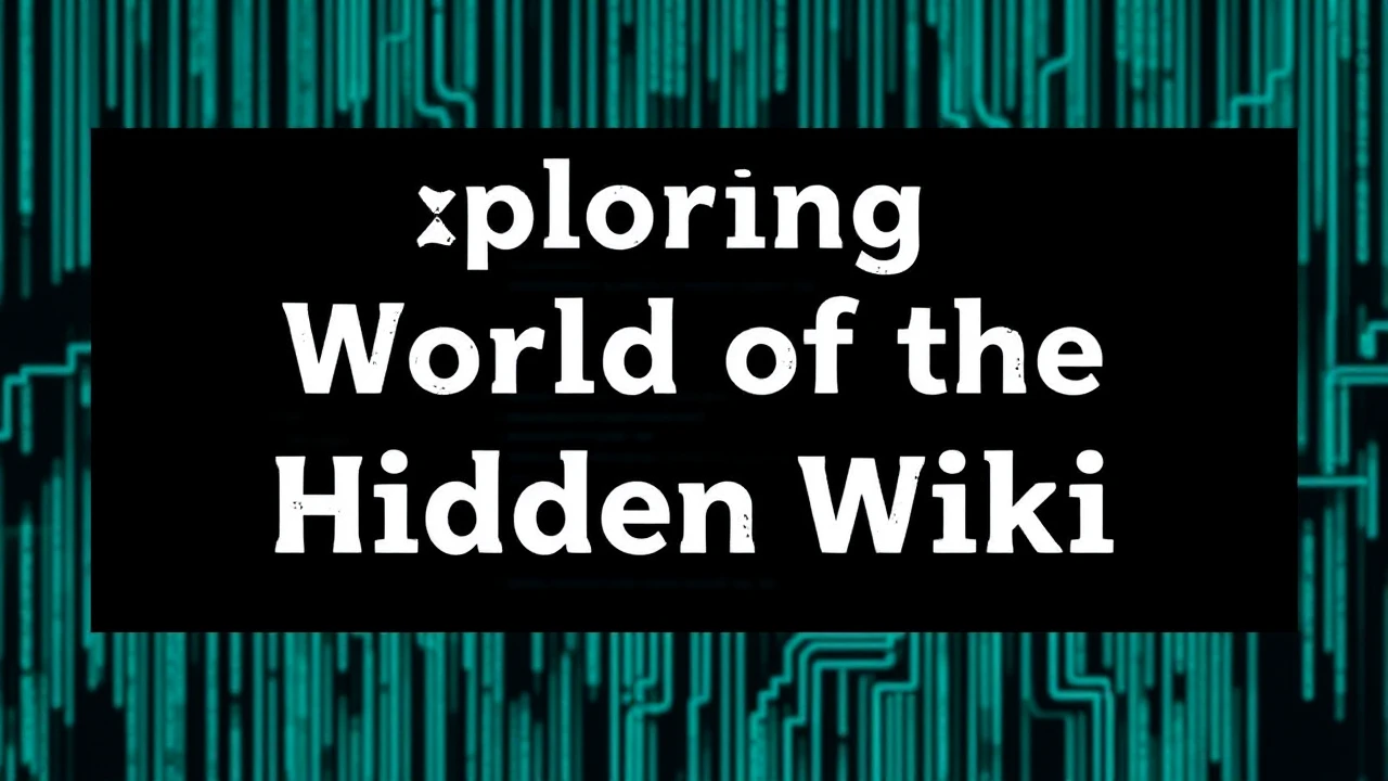 Exploring the Obscure World of the Hidden Wiki