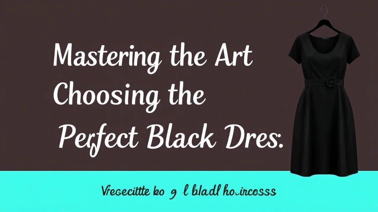 Mastering the Art of Choosing the Perfect Little Black Dress