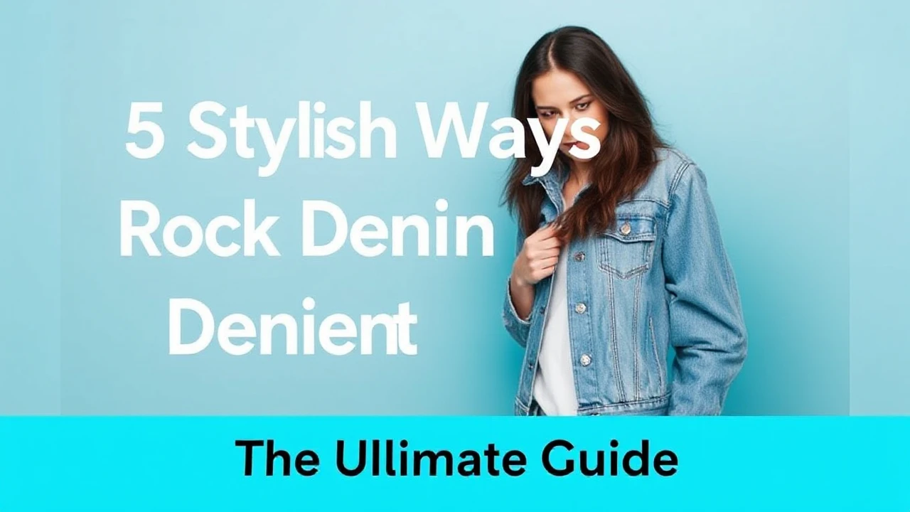 5 Stylish Ways to Rock Denim Jackets This Season: Your Ultimate Guide