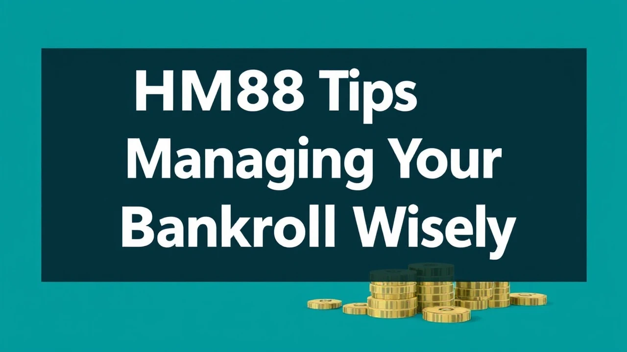 HM88 Tips for Managing Your Bankroll Wisely