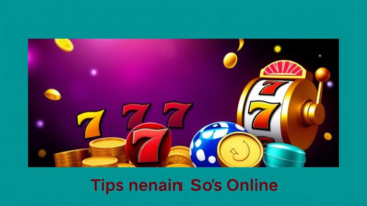 Tips Sukses dalam Bermain Slot Online