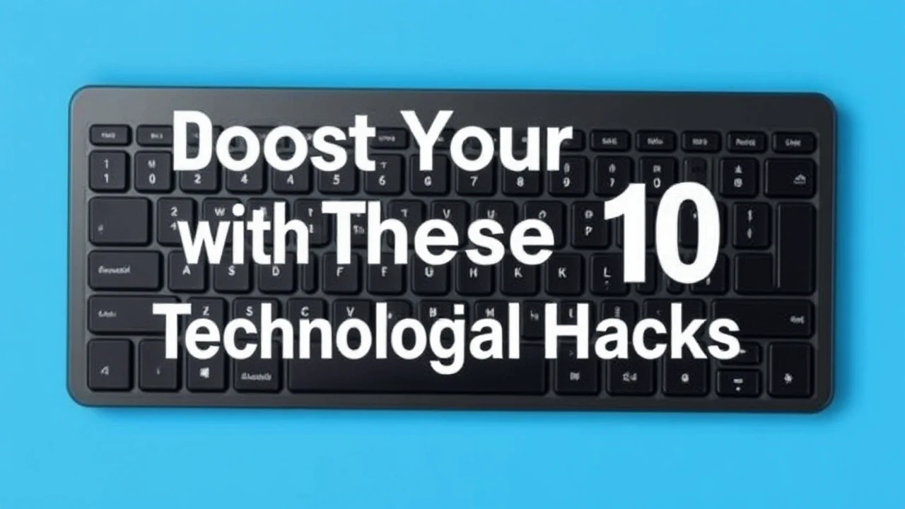 Boost Your Efficiency with These 10 Technological Hacks