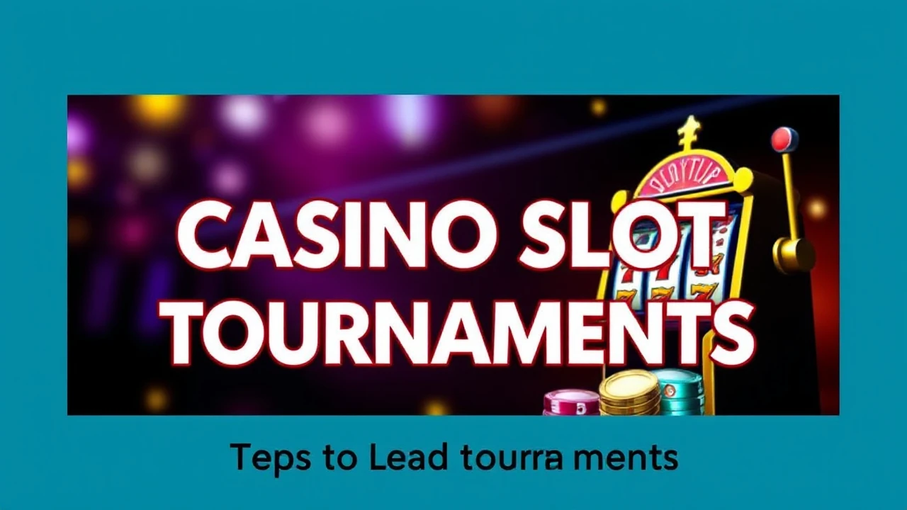 Dominating Casino Slot Tournaments: Tips to Lead the Pack