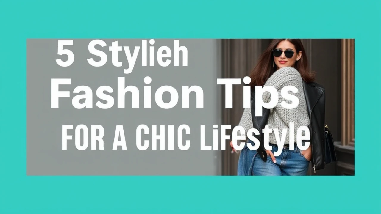 5 Stylish Fashion Tips for a Chic Lifestyle