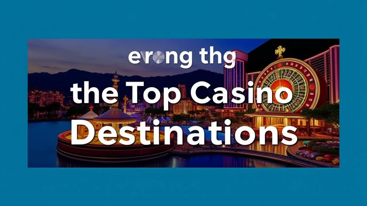 Discovering the Top Casino Destinations Worldwide