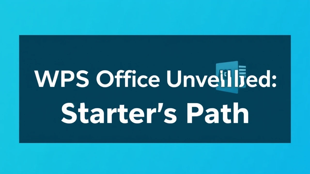 WPS Office Unveiled: A Starter's Path
