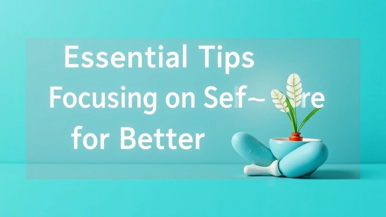 Essential Tips for Focusing on Self-Care for Better Health