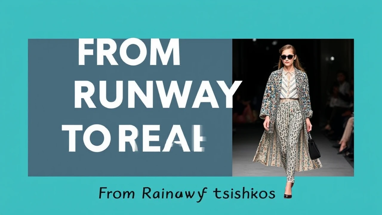 From Runway to Real Life: Styling Tips for Everyday Fashion