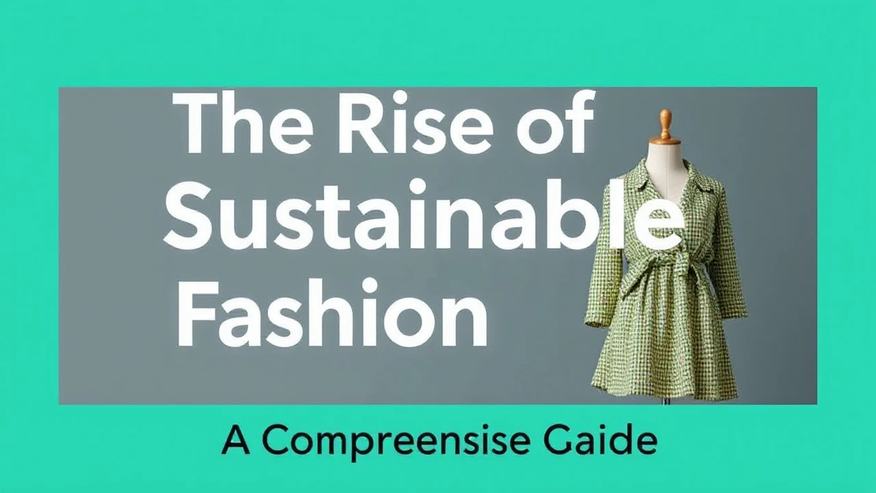 The Rise of Sustainable Fashion: A Comprehensive Guide