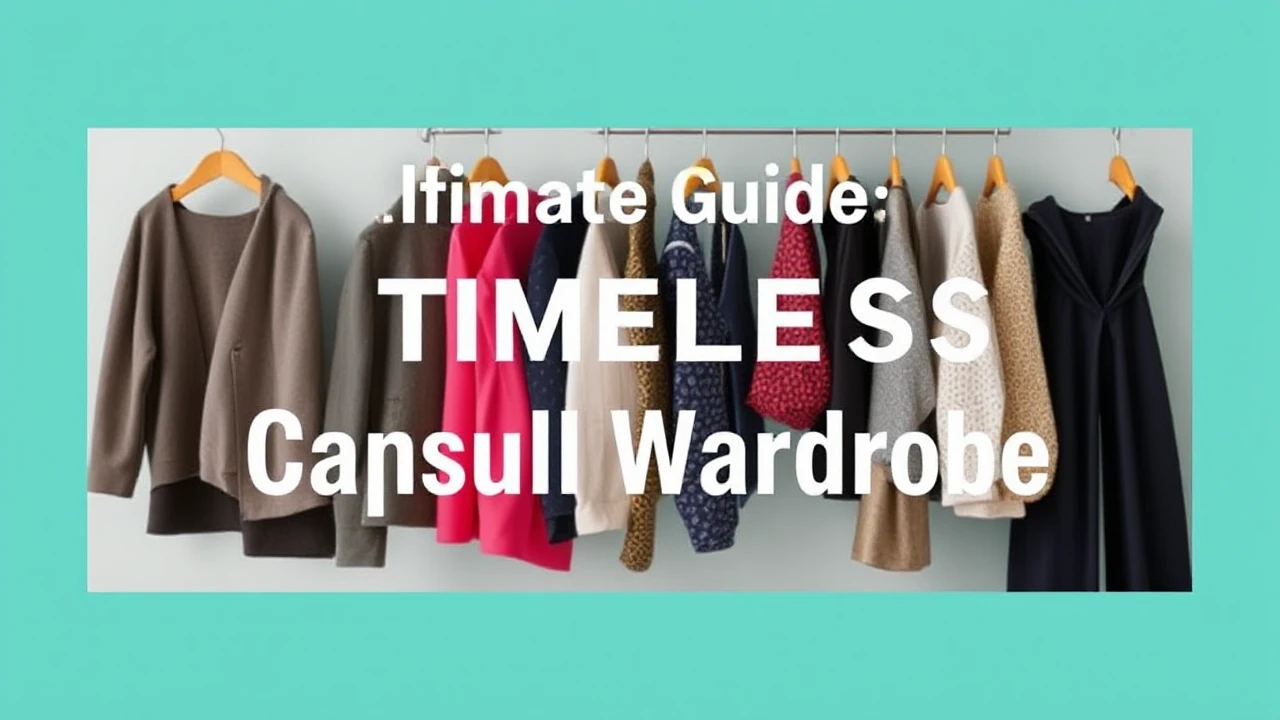 The Ultimate Guide to Creating a Timeless Capsule Wardrobe
