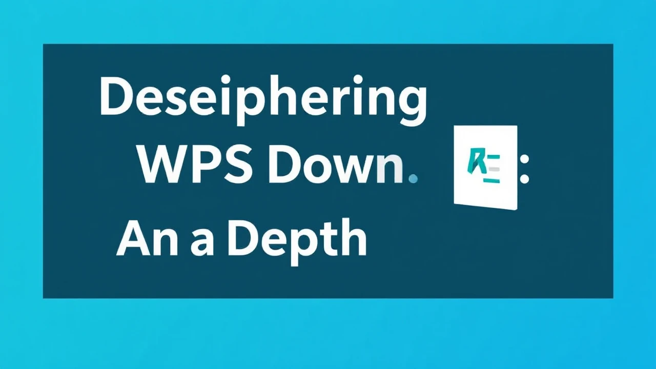 Deciphering WPS Download: An In-Depth Look