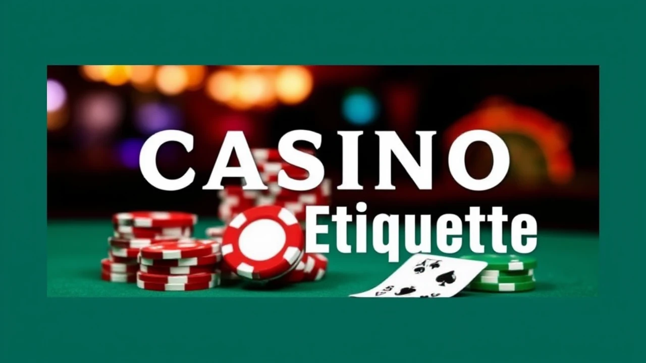 A Comprehensive Manual to Casino Etiquette