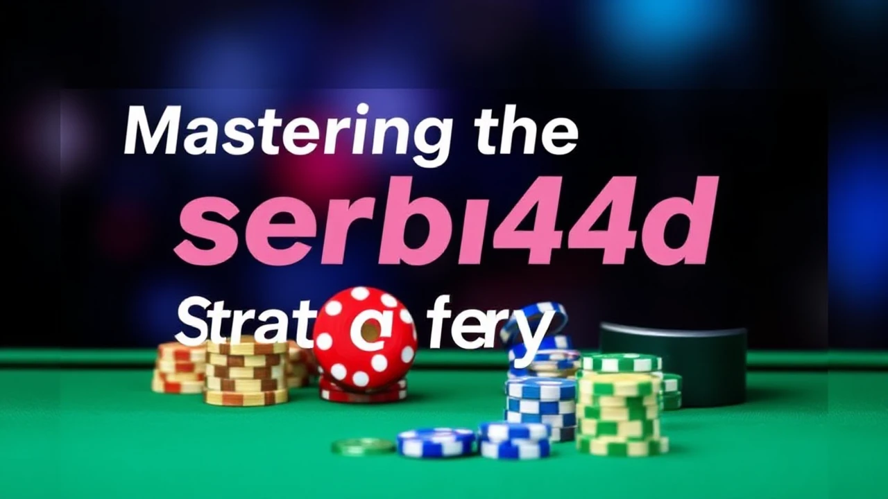 Mastering the Ultimate serbu4d Strategy for Success