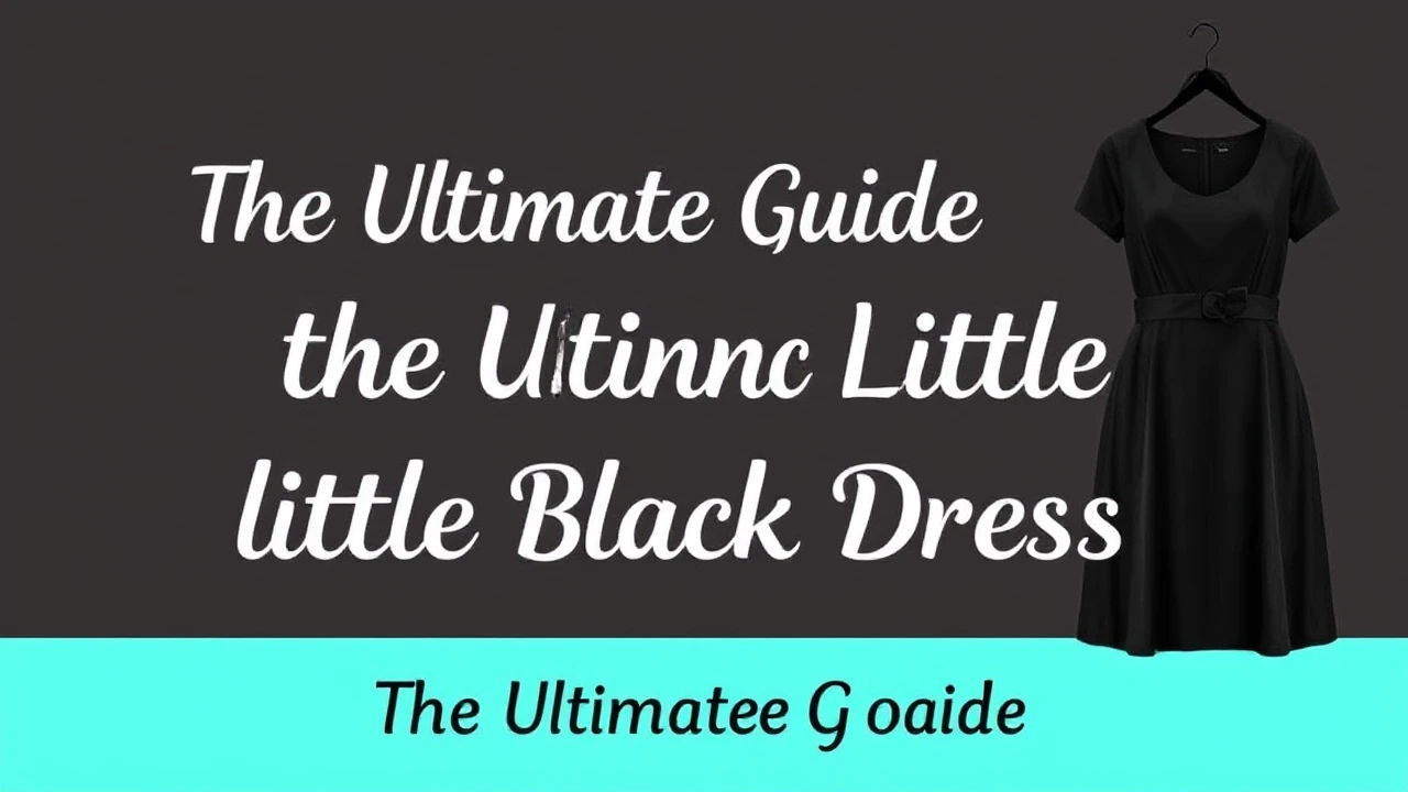 The Ultimate Guide of Selecting the Ultimate Little Black Dress