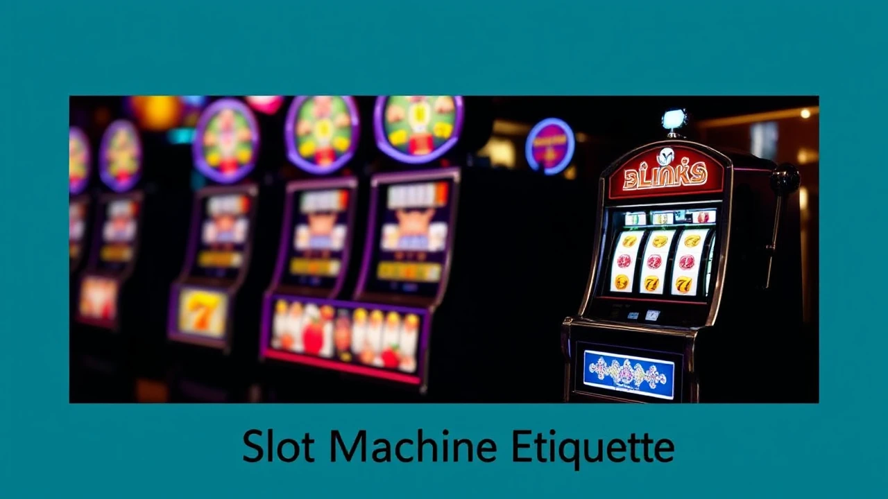 Mastering the Art of Slot Machine Etiquette