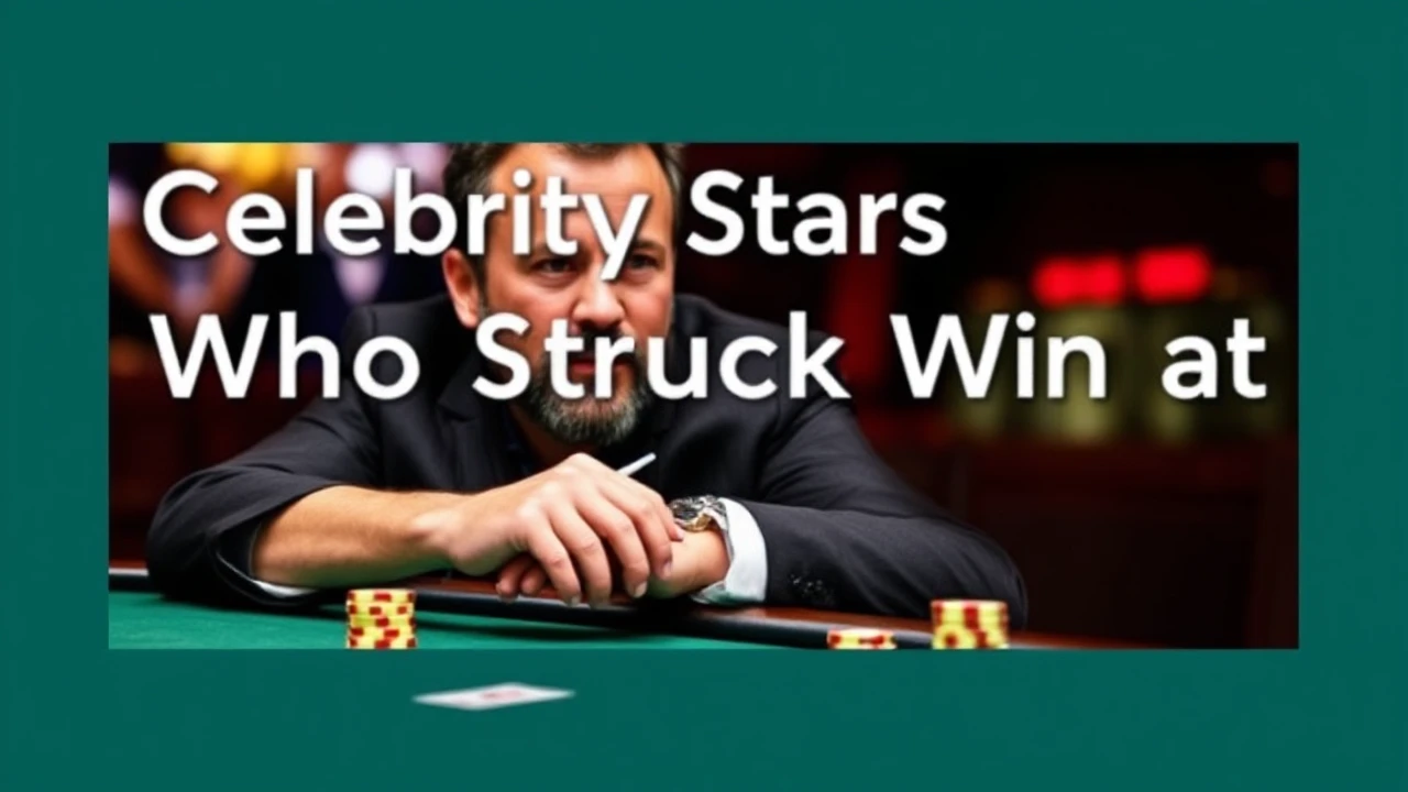 Celebrity Stars Who Struck Win at Gaming Houses