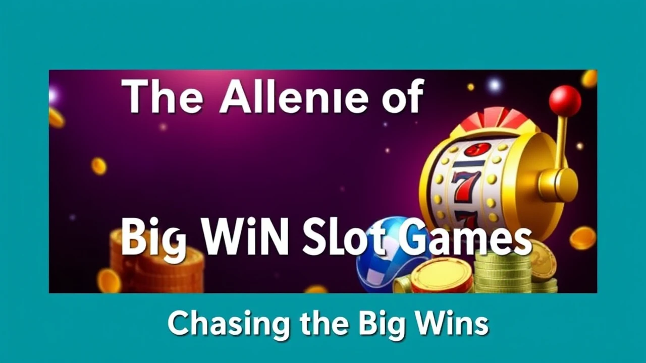 The Allure of Big Win Slot Games: Chasing the Big Wins