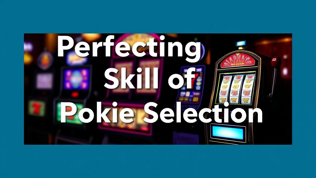 Perfecting the Skill of Pokie Selection
