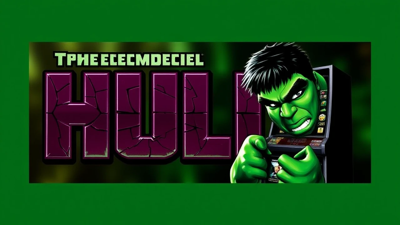 The Incredible Hulk - Now In Fruit Machine Format!
