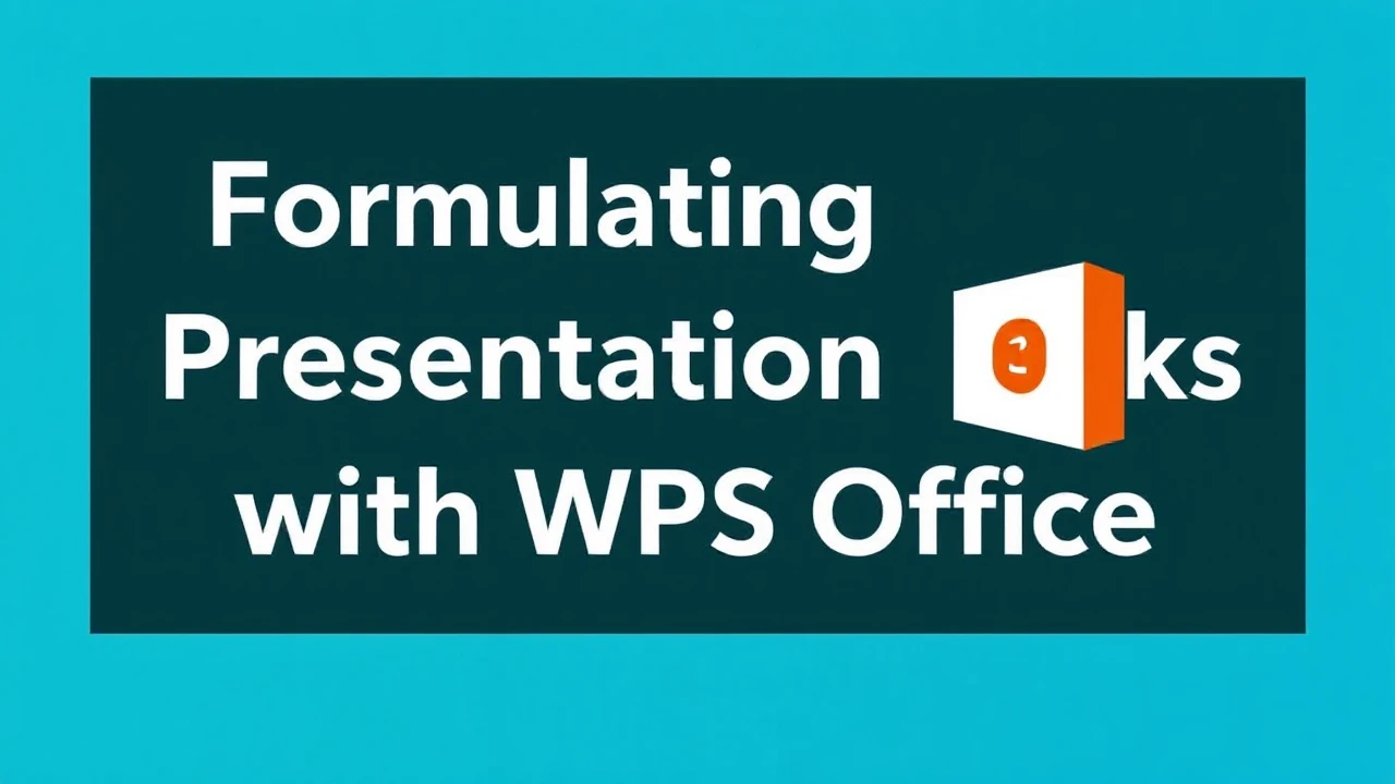 Formulating Eye-catching Presentation Decks with WPS Office